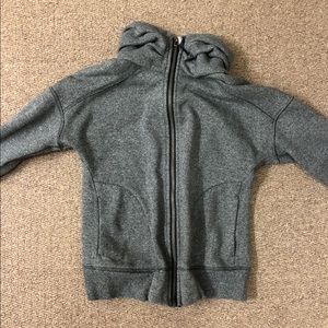 LULULEMON zip up grey fleece jacket